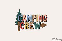 CAMPING CREW PNG, Retro Camping Sublimation PNG Product Image 2