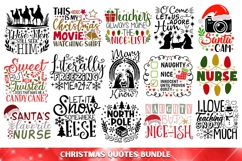 234 Christmas SVG Mega Bundle, Christmas Quotes SVG Bundle. Product Image 5