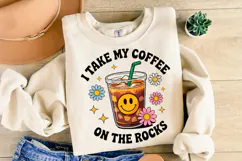 I take my coffee on the rocks svg | Svg Cut File | Shirt Svg Product Image 2