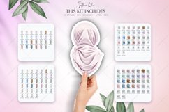 Pastel Shayla, Hijab, Khimar Clipart, Muslim Clip Art PNG Product Image 2