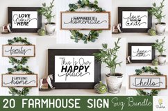 Farmhouse Sign SVG Bundle/Home Sign Bundle Product Image 1