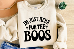 Im just here for the Boos Svg | Halloween Svg | Shirt Svg Product Image 2