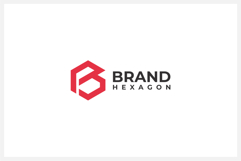 Hexagon Letter B Logo Design Vector Template Product Image 1