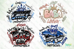 Happy Father&#039;s Day Graffiti PNG Product Image 1