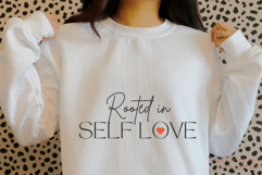 Self Love Quote Design | PNG, SVG, Canva Template Product Image 2