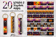 Halloween Squares | Wristlet &amp; keychain design bundle, JPG Product Image 1
