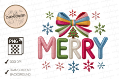 Latch Hook Yarn Crochet Merry Christmas Product Image 1