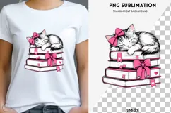 Book besties png design for T-shirts Product Image 1