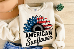 American Sunflower svg | 4th of july Svg | Shirt Svg Product Image 2
