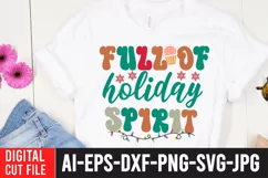 Full Of Holiday Spirit SVG Cut File Product Image 2