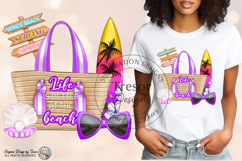 Purple Life Is Better At The Beach Design - Summer Coastal A Product Image 4