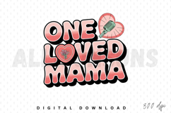 Mama Sublimation PNG, Mother’s love Sublimation Design Product Image 1