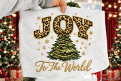 Joy to the World Christmas Tree PNG Design joy to the world Product Image 2