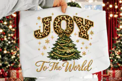 Joy to the World Christmas Tree PNG Design joy to the world Product Image 2