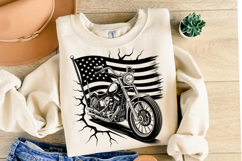 USA Bike Svg Design | Svg Cut Files | Shirt Svg Product Image 2