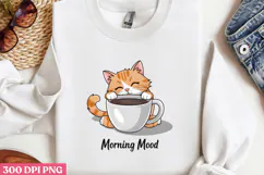 MORNING MOOD PNG, Lazy Sublimation PNG Product Image 2
