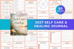 2027 Self Care &amp; Healing Journal | Self-Care Planner Product Image 1