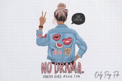 Funny Beautiful Girl Quotes Sublimation Design PNG Product Image 1