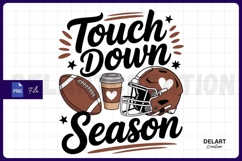 Touch Down Season PNG, Football Season PNG Design Product Image 1