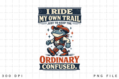 Ride My Own Trail Cowboy Frog Product Image 2