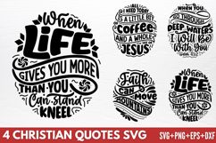 Christian Quotes SVG Product Image 1