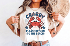 If Crabby please return to the beach PNG sublimation |Beach Product Image 8