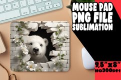 Whimsical 3D Hole Animals Mouse Pad Product Image 1