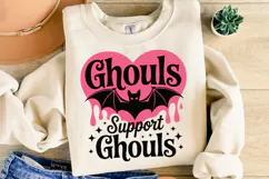 Ghouls Support Ghouls Svg | Halloween Svg | Shirt Svg Product Image 2
