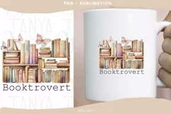 Booktrovert Png Instant Download for Book Lovers Product Image 3