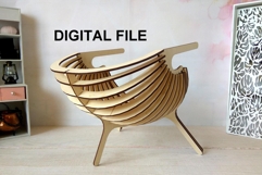 Miniature 1/3 scale chair digital file download. Shield para Product Image 1