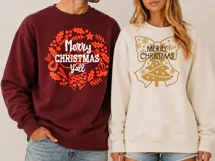 Western Christmas SVG | Cowboy Boots & Christmas Bow Product Image 4