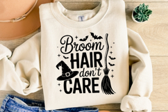 Broom Hair don&#039;t care Svg | Halloween Svg | Shirt Svg Product Image 2