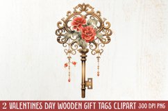 Victorian Valentines Day Clipart, Valentines Day PNG Product Image 1