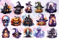 Big Halloween clipart Sublimation Bundle Product Image 3