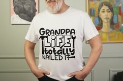 Grandpa Life Totally Nailed It Svg, Father&#039;s Day Svg. Product Image 2