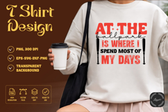 At The Ballpark Is Where I Spend Most Of My Days SVG T-Shirt Product Image 1