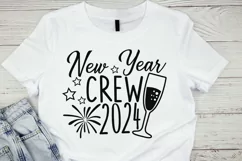 new year crew svg, new years svg, new years eve svg. Product Image 2