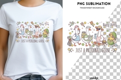 Pickleball goose png design for T-shirts Product Image 1