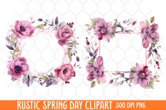 Rustic Spring Clipart, Spring Clipart Product Image 1