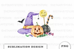Halloween Pumpkin sweet treats PNG Product Image 1