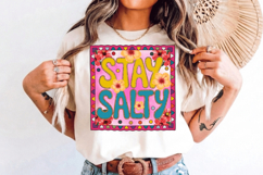 Stay Salty PNG sublimation |Beach &amp; Summer PNG T-Shirt Product Image 2