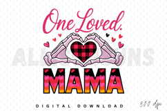 Mama Sublimation PNG, Mother’s love Sublimation Design Product Image 1