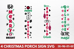 Christmas Porch Sign SVG Product Image 1