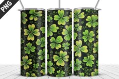 3D St Patrick&#039;s Day Tumbler Wrap| Sublimation Design Product Image 1