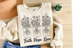 Faith Hope Love Svg | Svg Cut Files | Shirt Svg Product Image 2