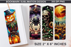 Bookmarks Sublimation - Halloween Holly Berries PNG Design Product Image 1