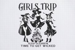 Vintage Halloween Witch, Girls trip 42.5197n 70.8955w time Product Image 1