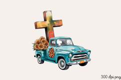Car PNG, Sunflower Christian Sublimation PNG Product Image 2