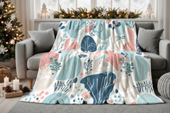 Cozy winter blanket mockup Product Image 2