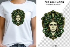 Medusa PNG | Mythology Snake Woman Design | Gothic Medusa Product Image 2